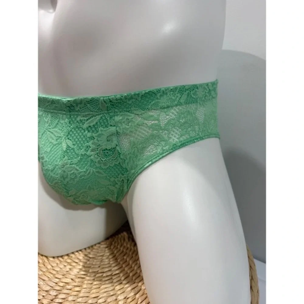 Cosabella Never Say Never Comfort Micro Brief Men's Lace Underwear Ghana Green L